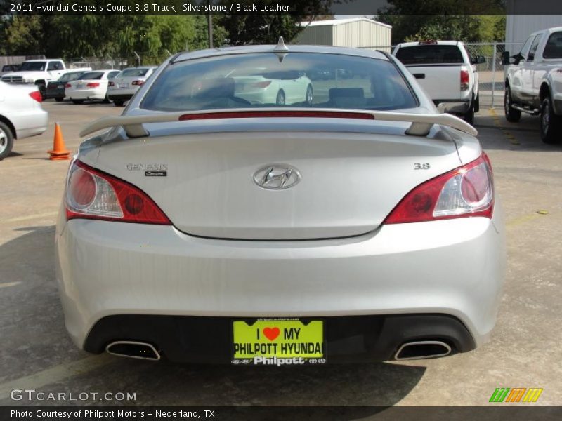 Silverstone / Black Leather 2011 Hyundai Genesis Coupe 3.8 Track