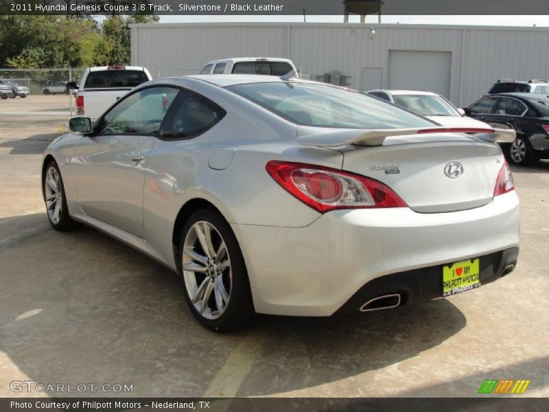 Silverstone / Black Leather 2011 Hyundai Genesis Coupe 3.8 Track