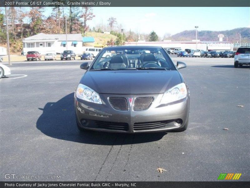 Granite Metallic / Ebony 2007 Pontiac G6 GT Convertible
