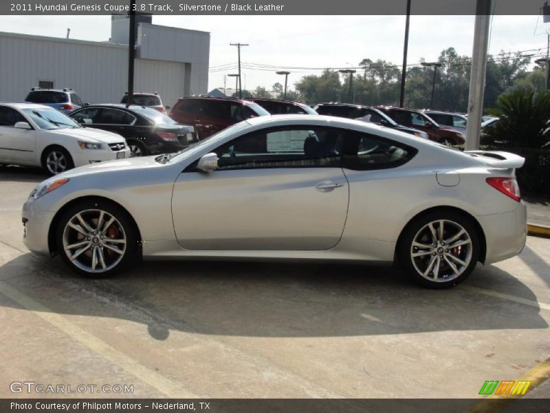 Silverstone / Black Leather 2011 Hyundai Genesis Coupe 3.8 Track