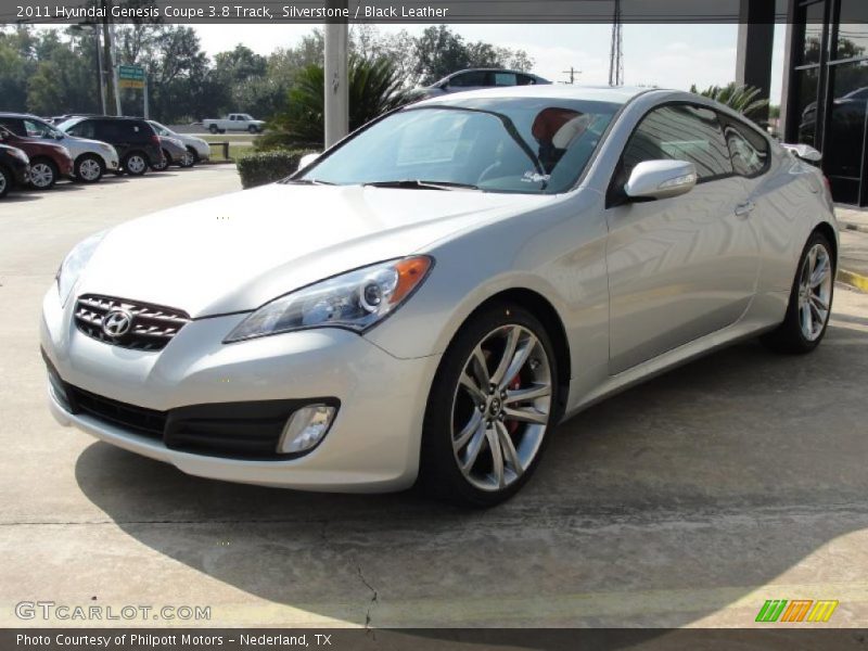 Silverstone / Black Leather 2011 Hyundai Genesis Coupe 3.8 Track
