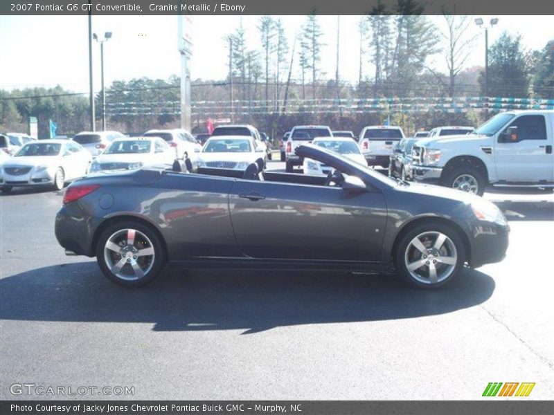 Granite Metallic / Ebony 2007 Pontiac G6 GT Convertible