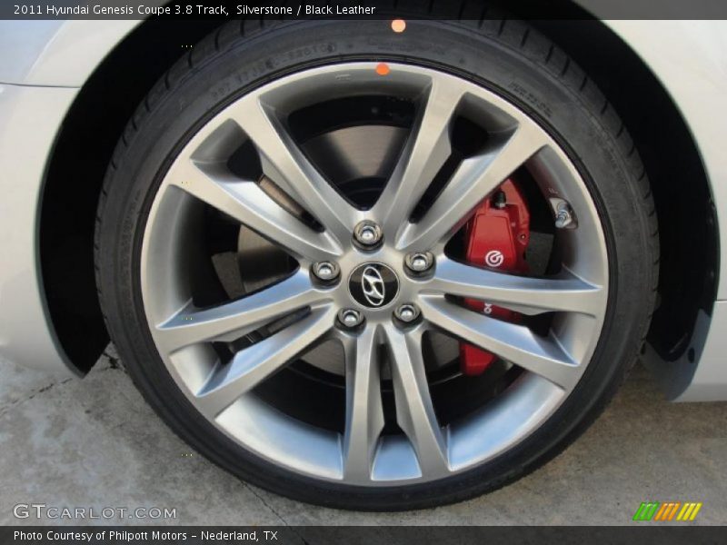 Silverstone / Black Leather 2011 Hyundai Genesis Coupe 3.8 Track