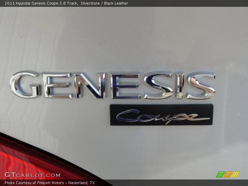 Silverstone / Black Leather 2011 Hyundai Genesis Coupe 3.8 Track