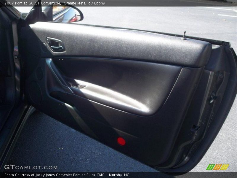 Granite Metallic / Ebony 2007 Pontiac G6 GT Convertible