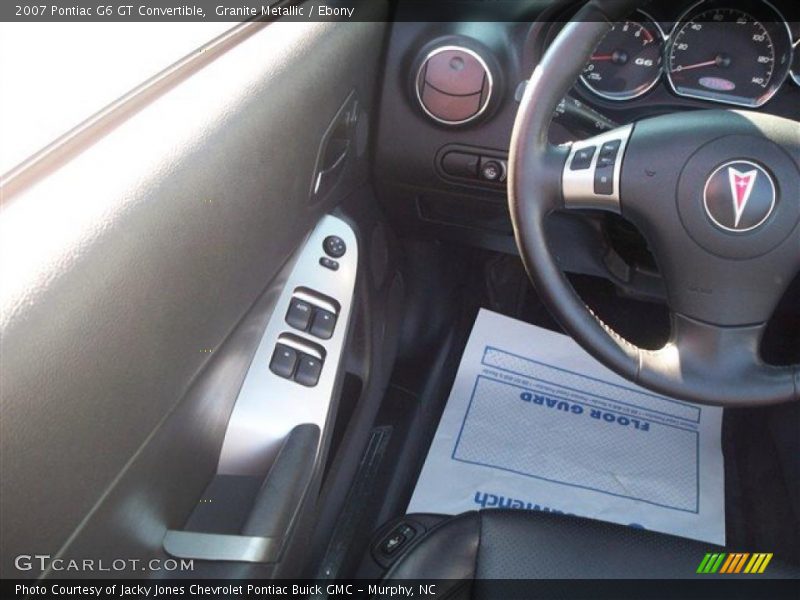 Granite Metallic / Ebony 2007 Pontiac G6 GT Convertible
