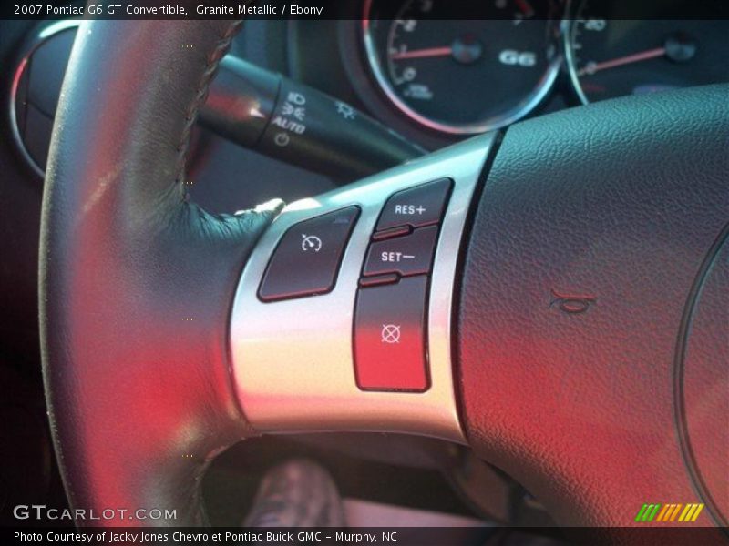 Granite Metallic / Ebony 2007 Pontiac G6 GT Convertible