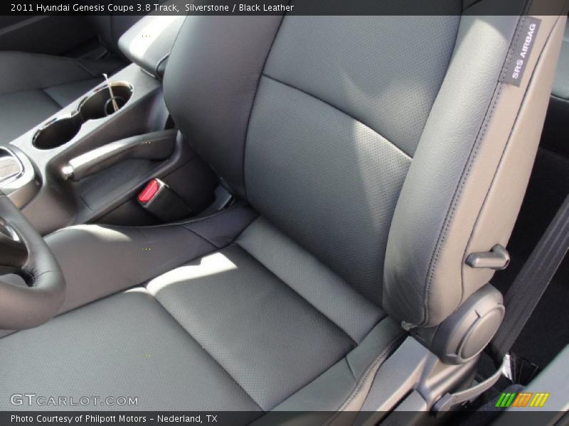 Silverstone / Black Leather 2011 Hyundai Genesis Coupe 3.8 Track