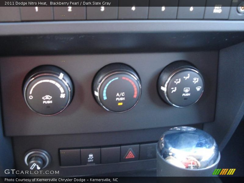 Controls of 2011 Nitro Heat