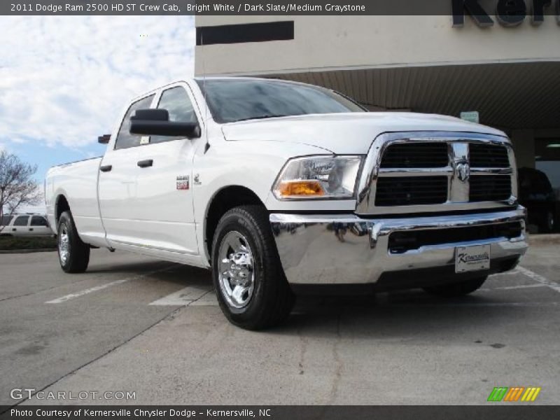 Bright White / Dark Slate/Medium Graystone 2011 Dodge Ram 2500 HD ST Crew Cab