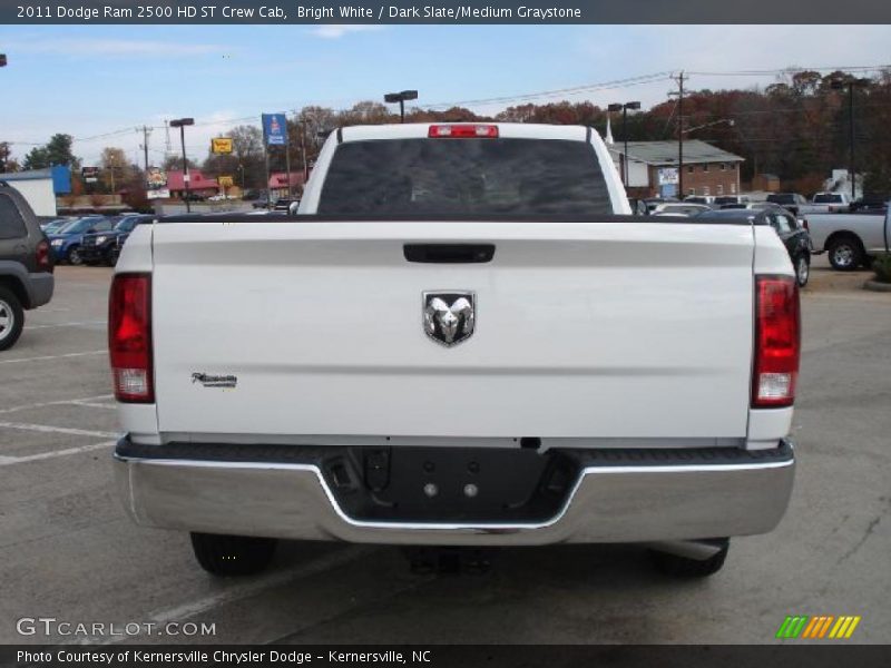 Bright White / Dark Slate/Medium Graystone 2011 Dodge Ram 2500 HD ST Crew Cab