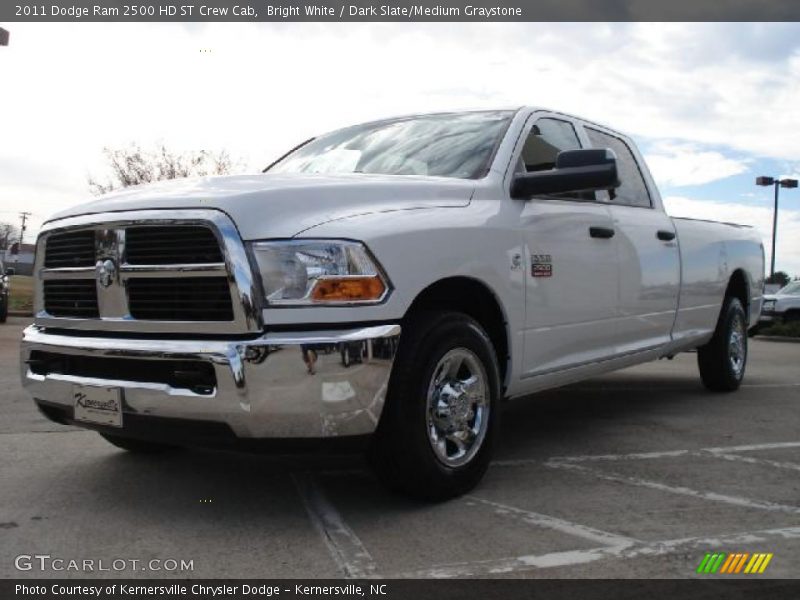 Bright White / Dark Slate/Medium Graystone 2011 Dodge Ram 2500 HD ST Crew Cab