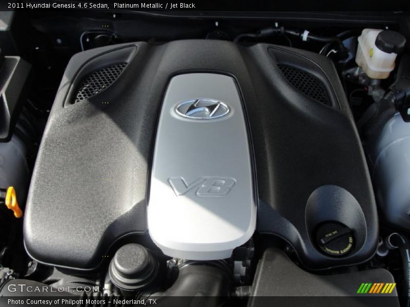  2011 Genesis 4.6 Sedan Engine - 4.6 Liter DOHC 32-Valve CVVT V8