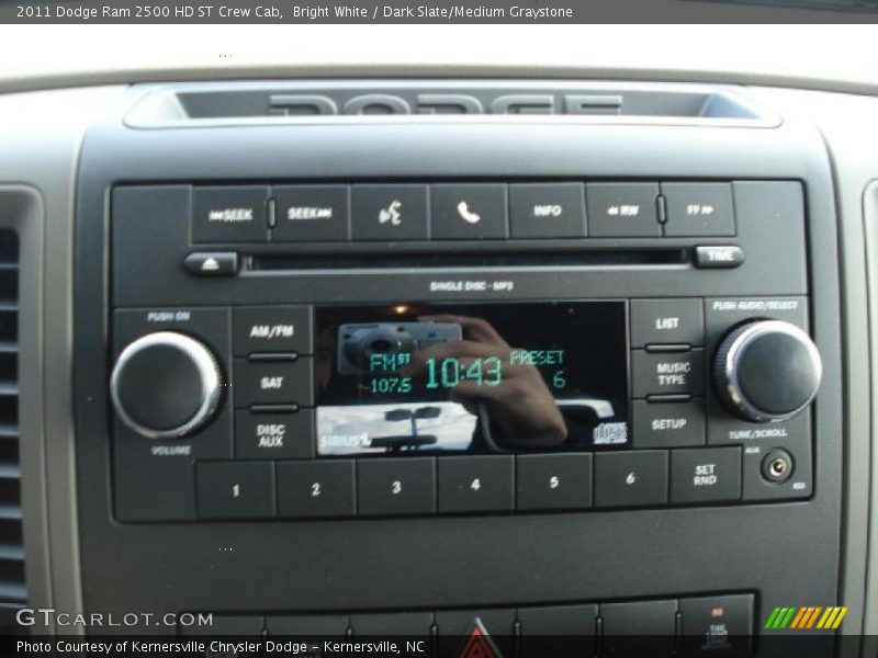 Bright White / Dark Slate/Medium Graystone 2011 Dodge Ram 2500 HD ST Crew Cab
