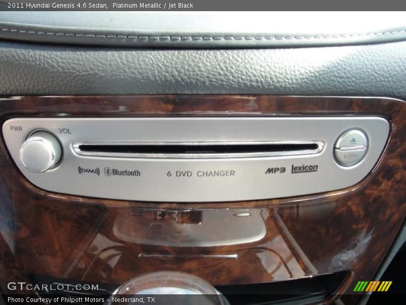 Platinum Metallic / Jet Black 2011 Hyundai Genesis 4.6 Sedan