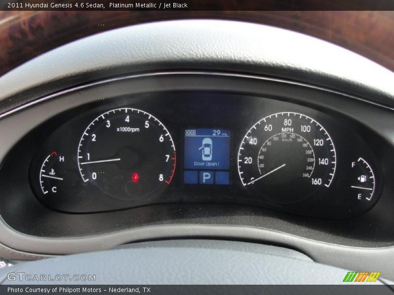  2011 Genesis 4.6 Sedan 4.6 Sedan Gauges