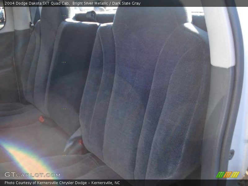 Bright Silver Metallic / Dark Slate Gray 2004 Dodge Dakota SXT Quad Cab