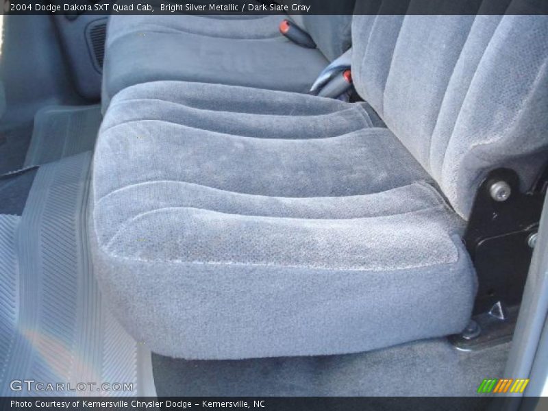 Bright Silver Metallic / Dark Slate Gray 2004 Dodge Dakota SXT Quad Cab