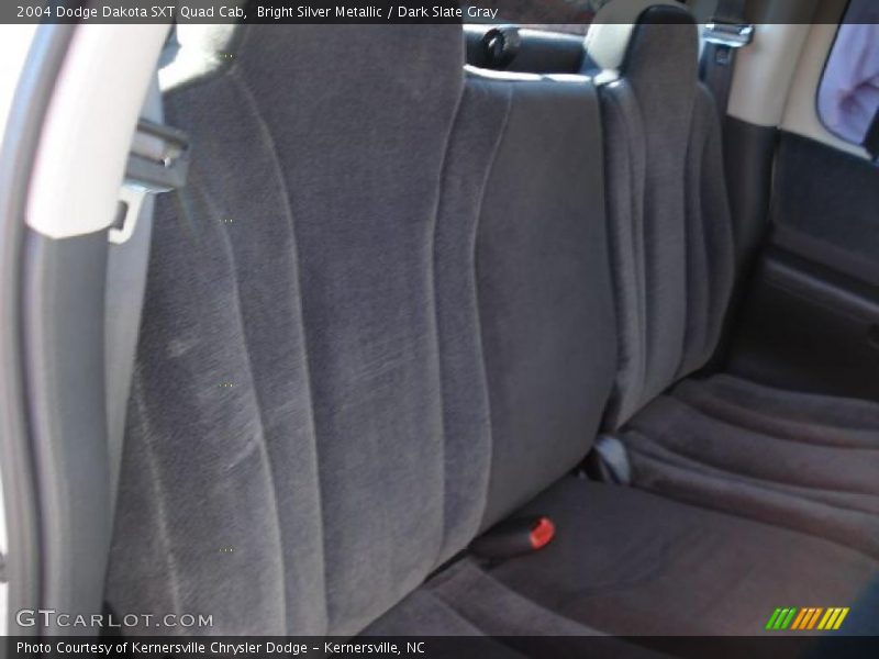 Bright Silver Metallic / Dark Slate Gray 2004 Dodge Dakota SXT Quad Cab