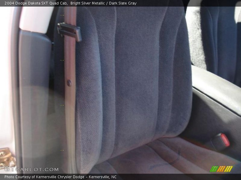 Bright Silver Metallic / Dark Slate Gray 2004 Dodge Dakota SXT Quad Cab