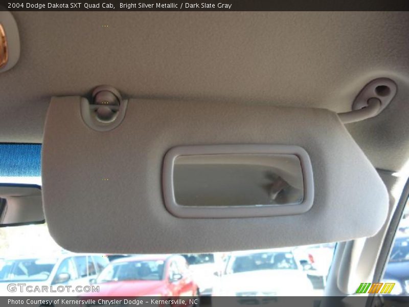 Bright Silver Metallic / Dark Slate Gray 2004 Dodge Dakota SXT Quad Cab