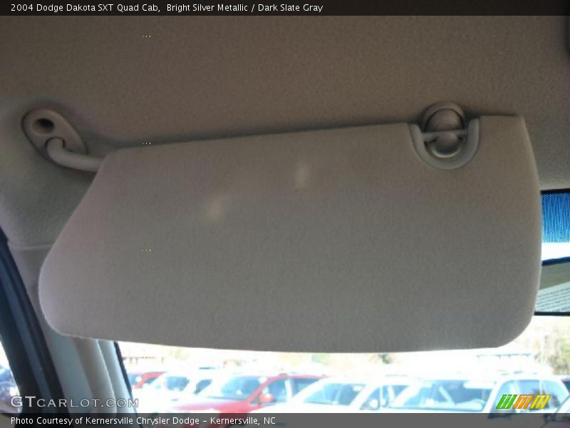 Bright Silver Metallic / Dark Slate Gray 2004 Dodge Dakota SXT Quad Cab