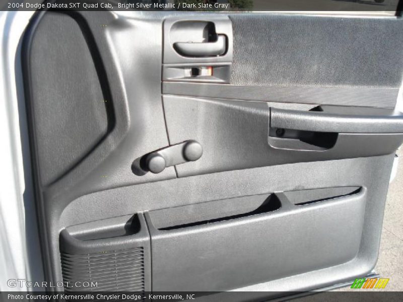 Bright Silver Metallic / Dark Slate Gray 2004 Dodge Dakota SXT Quad Cab