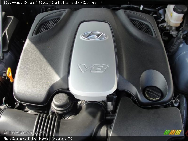  2011 Genesis 4.6 Sedan Engine - 4.6 Liter DOHC 32-Valve CVVT V8