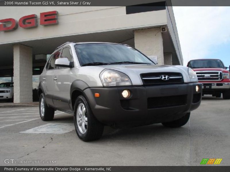 Sahara Silver / Gray 2006 Hyundai Tucson GLS V6
