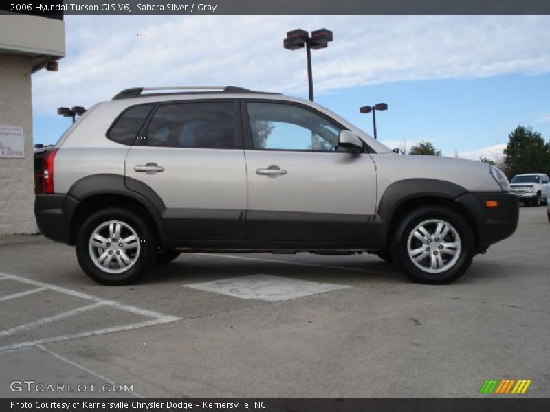 Sahara Silver / Gray 2006 Hyundai Tucson GLS V6