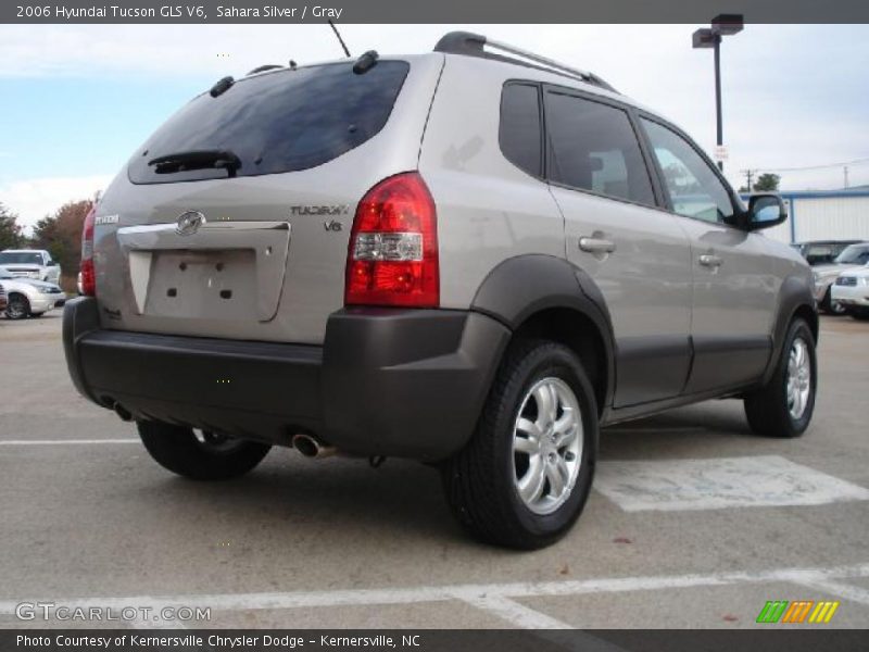 Sahara Silver / Gray 2006 Hyundai Tucson GLS V6
