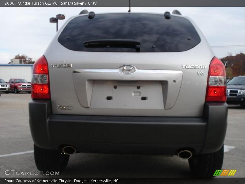 Sahara Silver / Gray 2006 Hyundai Tucson GLS V6