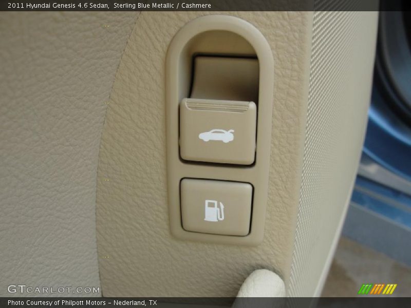 Sterling Blue Metallic / Cashmere 2011 Hyundai Genesis 4.6 Sedan