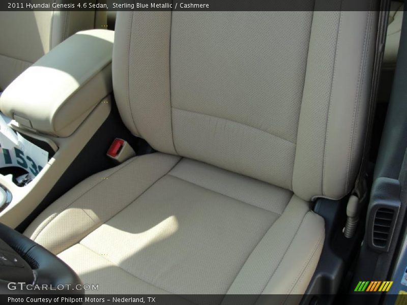 Sterling Blue Metallic / Cashmere 2011 Hyundai Genesis 4.6 Sedan