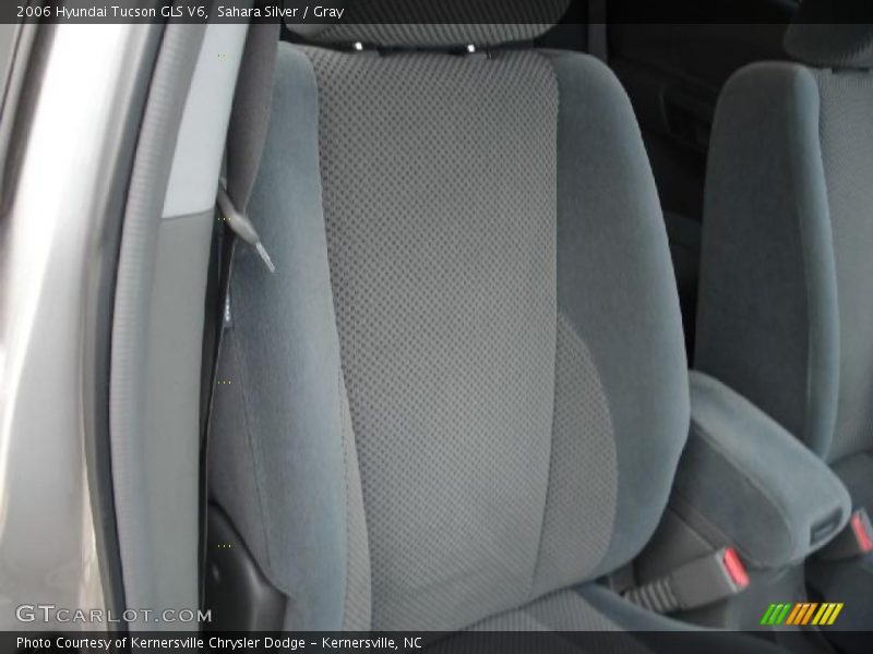 Sahara Silver / Gray 2006 Hyundai Tucson GLS V6