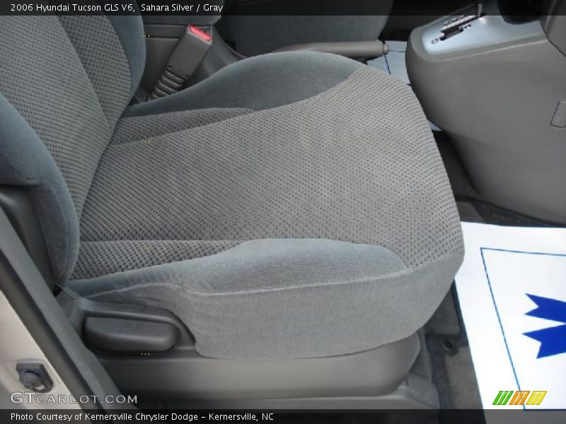 Sahara Silver / Gray 2006 Hyundai Tucson GLS V6