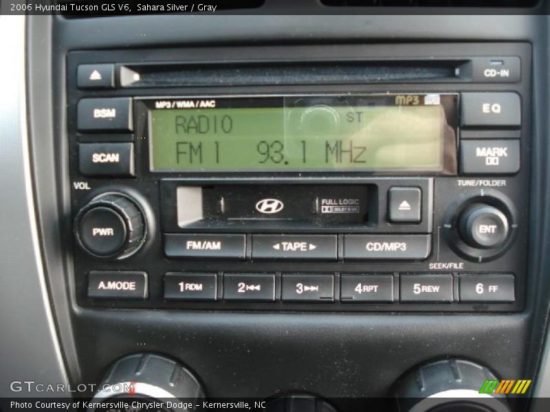 Sahara Silver / Gray 2006 Hyundai Tucson GLS V6