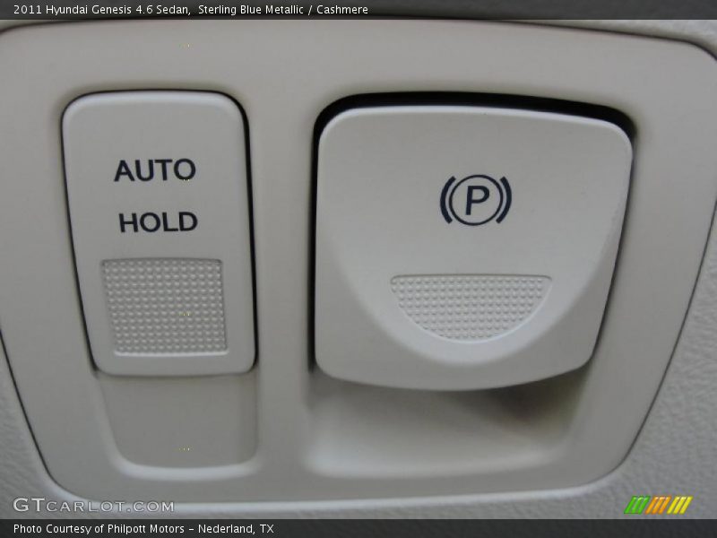 Sterling Blue Metallic / Cashmere 2011 Hyundai Genesis 4.6 Sedan