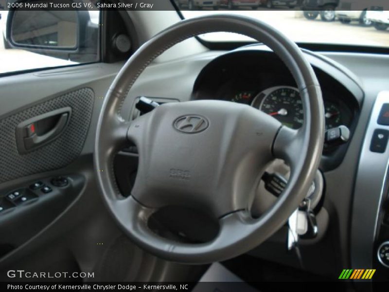Sahara Silver / Gray 2006 Hyundai Tucson GLS V6