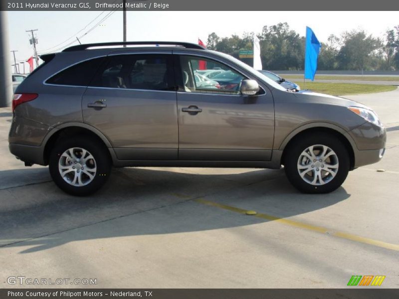 Driftwood Metallic / Beige 2011 Hyundai Veracruz GLS