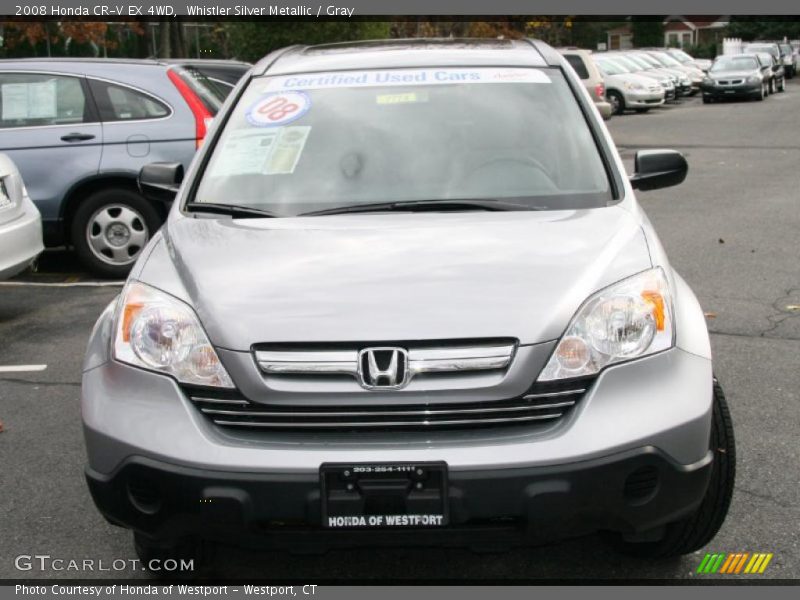 Whistler Silver Metallic / Gray 2008 Honda CR-V EX 4WD