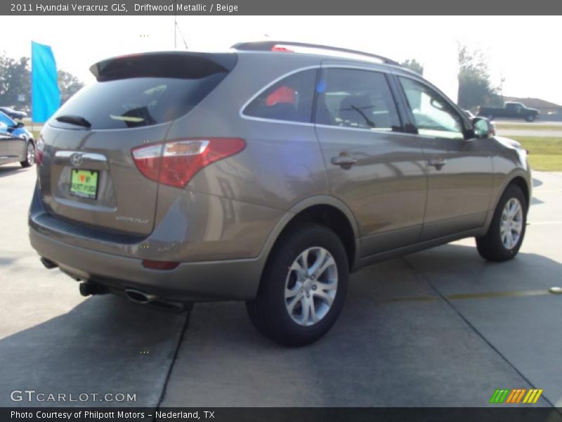 Driftwood Metallic / Beige 2011 Hyundai Veracruz GLS