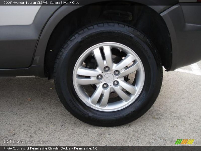 Sahara Silver / Gray 2006 Hyundai Tucson GLS V6