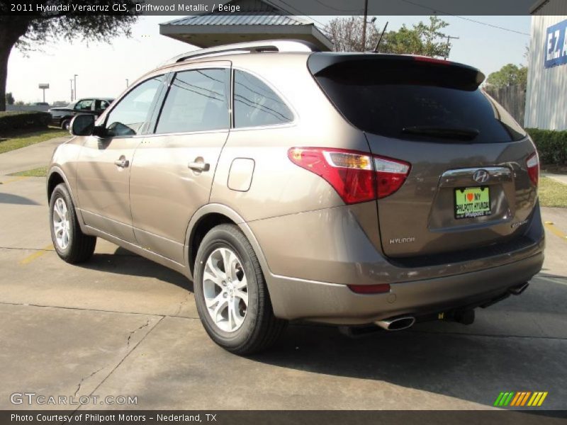 Driftwood Metallic / Beige 2011 Hyundai Veracruz GLS