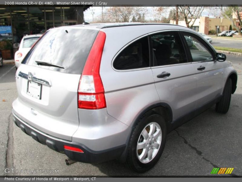 Whistler Silver Metallic / Gray 2008 Honda CR-V EX 4WD