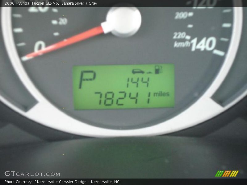 Sahara Silver / Gray 2006 Hyundai Tucson GLS V6