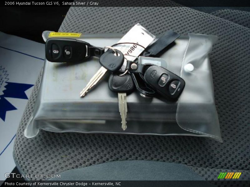 Sahara Silver / Gray 2006 Hyundai Tucson GLS V6