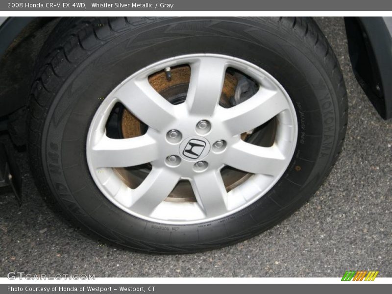 Whistler Silver Metallic / Gray 2008 Honda CR-V EX 4WD