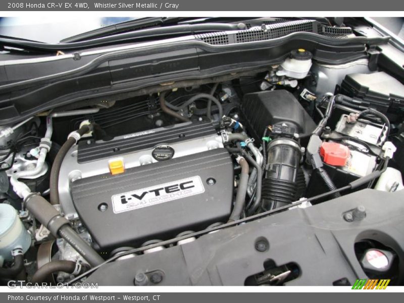 Whistler Silver Metallic / Gray 2008 Honda CR-V EX 4WD