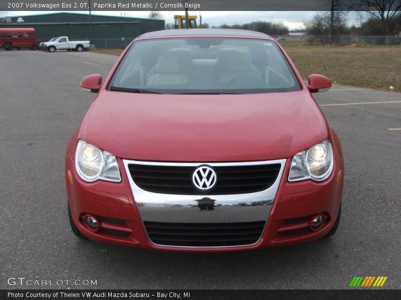 Paprika Red Metallic / Cornsilk Beige 2007 Volkswagen Eos 2.0T